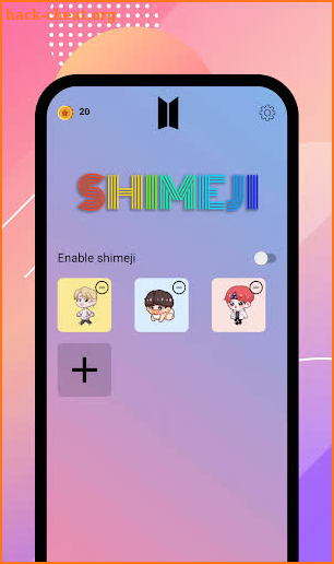 BTS Shimeji - Funny BTS stickers moving on screen screenshot