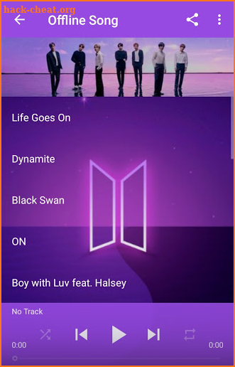 BTS Song & Lyrics screenshot