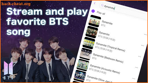 BTS Song - Free Music, Download Music Free screenshot