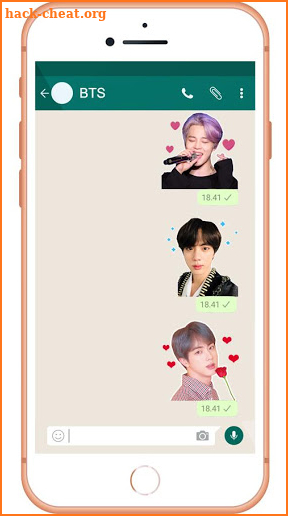 BTS Sticker Whatsapp - WAStickerApps screenshot