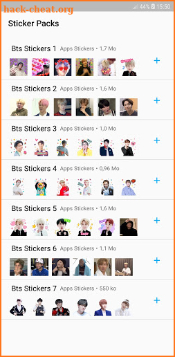 Bts Stickers screenshot