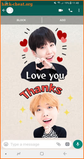 BTS Stickers screenshot