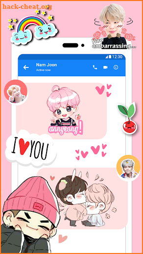 BTS Stickers & Photo Editor For Army screenshot