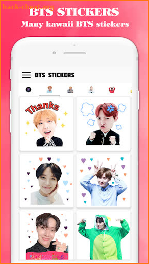 BTS Stickers For Share – BTS Emoji screenshot