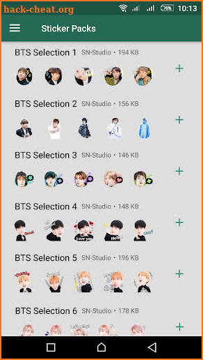 BTS Stickers for Whatsapp screenshot