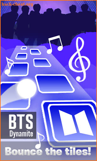 BTS Tiles Hop Dynamite Bounce screenshot
