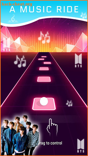 BTS Tiles Hop: EDM Rush Kpop Music Game screenshot