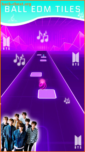 BTS Tiles Hop: EDM Rush Kpop Music Game screenshot