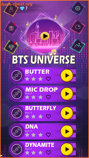 BTS Universe Piano Tiles screenshot