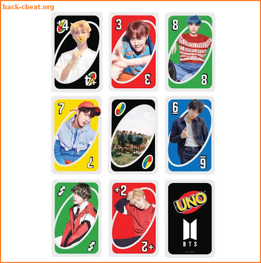 B.T.S Uno Card screenshot