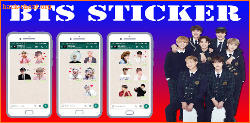 BTS WAStickerApps - BTS Sticker Packs Apps screenshot