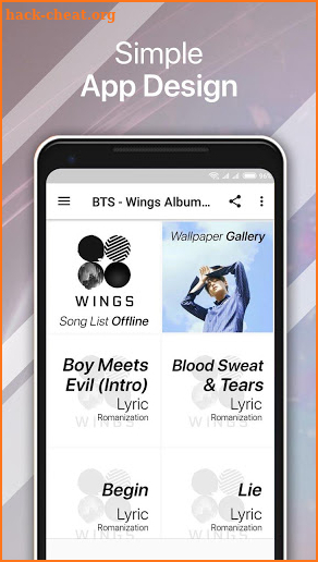 BTS - Wings Album Offline (Bangtan Boys) screenshot
