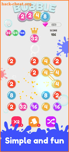 Bubble 2248 - connect and merge bubble drop screenshot