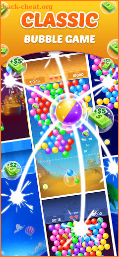 Bubble-Arena Win Money ayuda screenshot