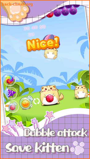 Bubble Bobble Cat - Shoot Bubble Game screenshot