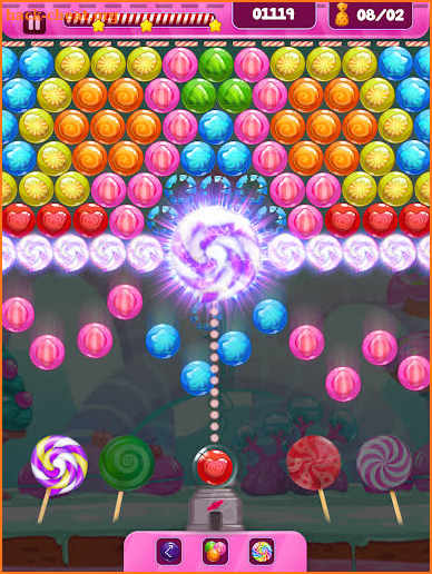 Bubble Candy Ball Pop Rush screenshot