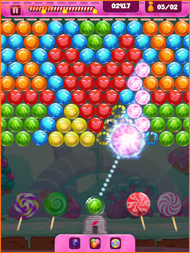 Bubble Candy Ball Pop Rush screenshot