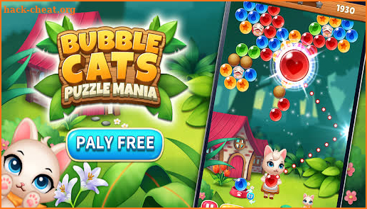 Bubble Cats Puzzle POP Mania screenshot