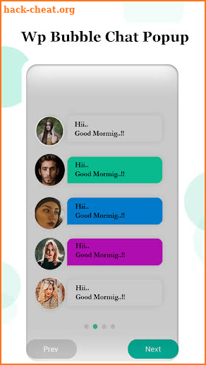 Bubble chat for Wp screenshot