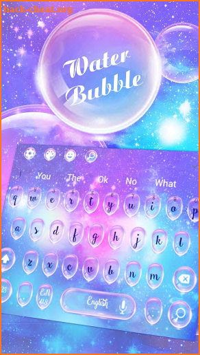 Bubble Keyboard screenshot