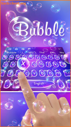 Bubble Keyboard theme screenshot