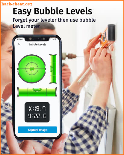 Bubble Level Meter - Ruler & Digital Compass screenshot