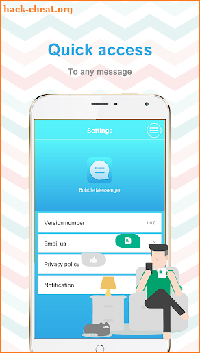 Bubble Messenger screenshot
