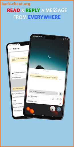 Bubble Notification | Chat Heads screenshot