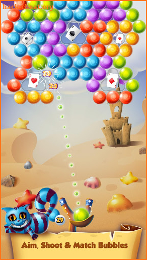Bubble pop - Alice in Wonderland screenshot