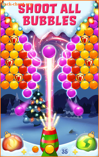 Bubble Pop Santa screenshot