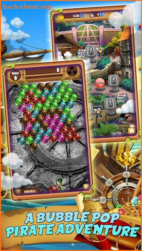 Bubble Quest Pirates Treasure - Bubble Shooter screenshot