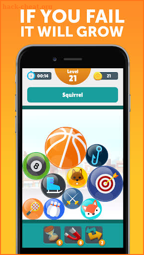Bubble Quiz - Guess the Icon, a Clever Trivia Game screenshot