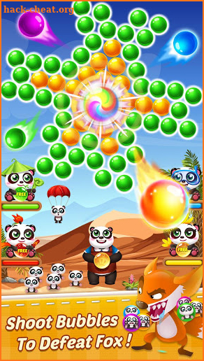Bubble Shooter 3 Panda screenshot