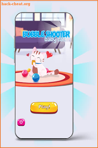Bubble Shooter baby cat screenshot