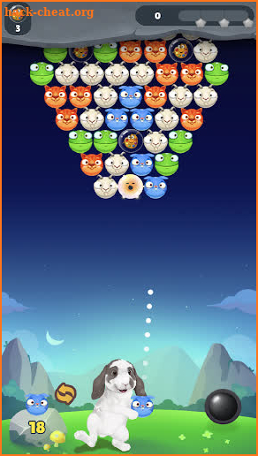 Bubble Shooter- Bini the Bunny screenshot