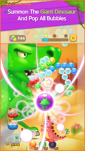 Bubble Shooter: Dino Friends screenshot