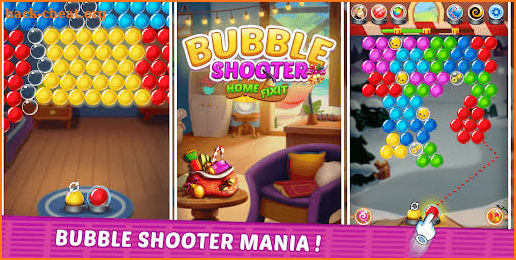 Bubble Shooter - Home Fix it screenshot