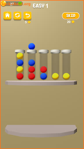 Bubble Sort 3D:Color Puzzle screenshot