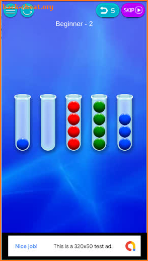 Bubble Sort - Color Ball Puzzle screenshot