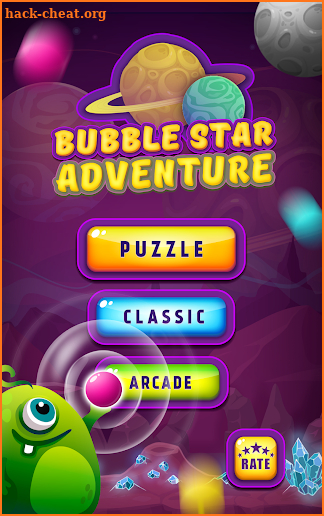 Bubble Star Adventure screenshot