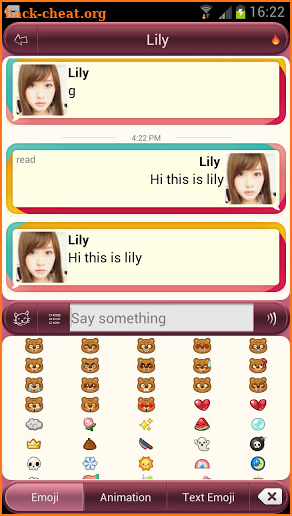 Bubble Style for SayHi Dating screenshot