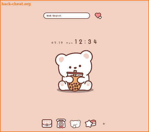 Bubble Tea Bear Theme +HOME screenshot