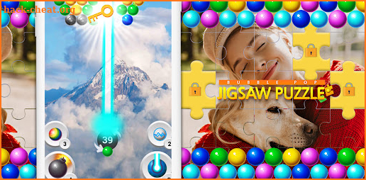 BubblePop - JigsawPuzzle screenshot