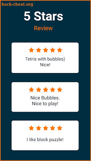 Bubbles Block Puzzle screenshot