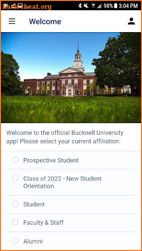 Bucknell University screenshot