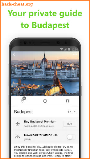 Budapest SmartGuide - Audio Guide & Offline Maps screenshot