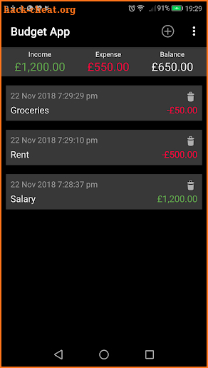 Budget App (No Adds) Expense Tracker screenshot