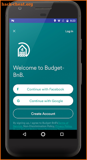 Budget-BnB screenshot