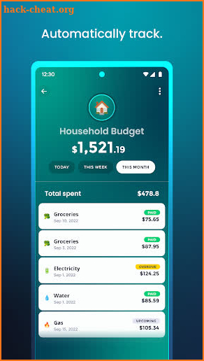 Budget Tracker by Fold Money screenshot