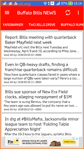 Buffalo Bills All News screenshot